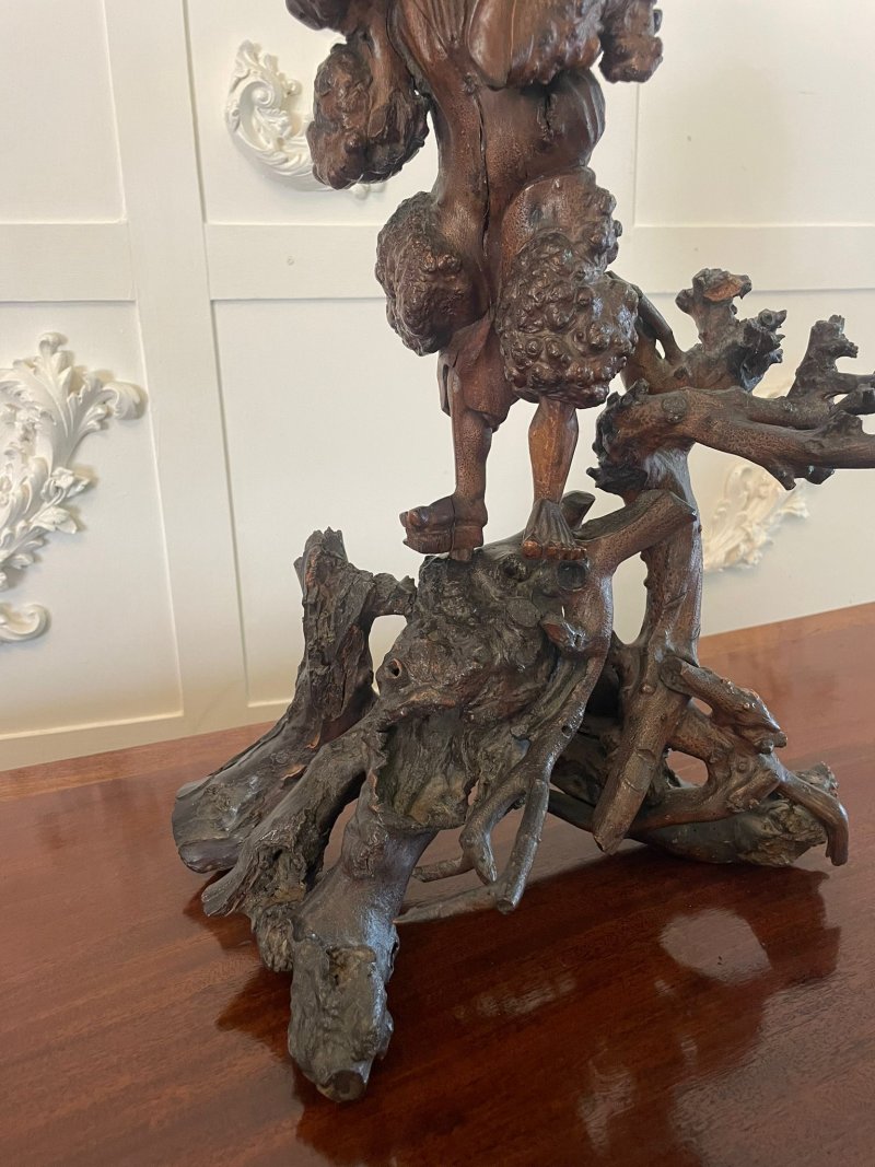 Antique 19th Century Chinese Root Carving - Image 7